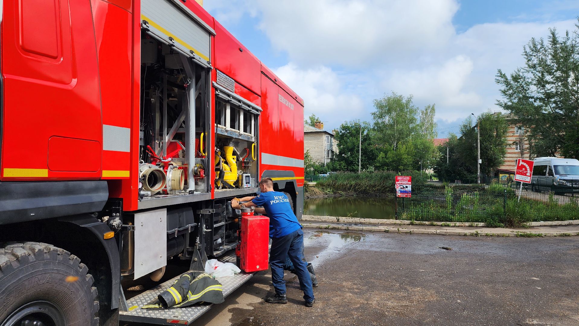 истра, ликвидация подтоплений,