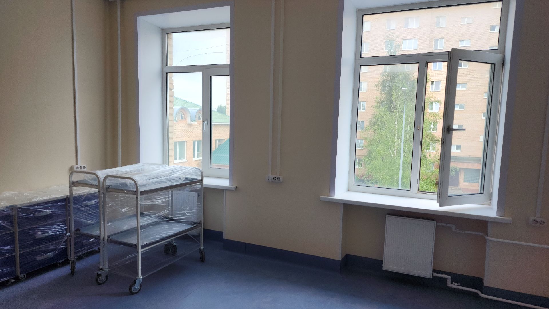 волоколамск, ремонт поликлиники,здравоохранение подмосковья,