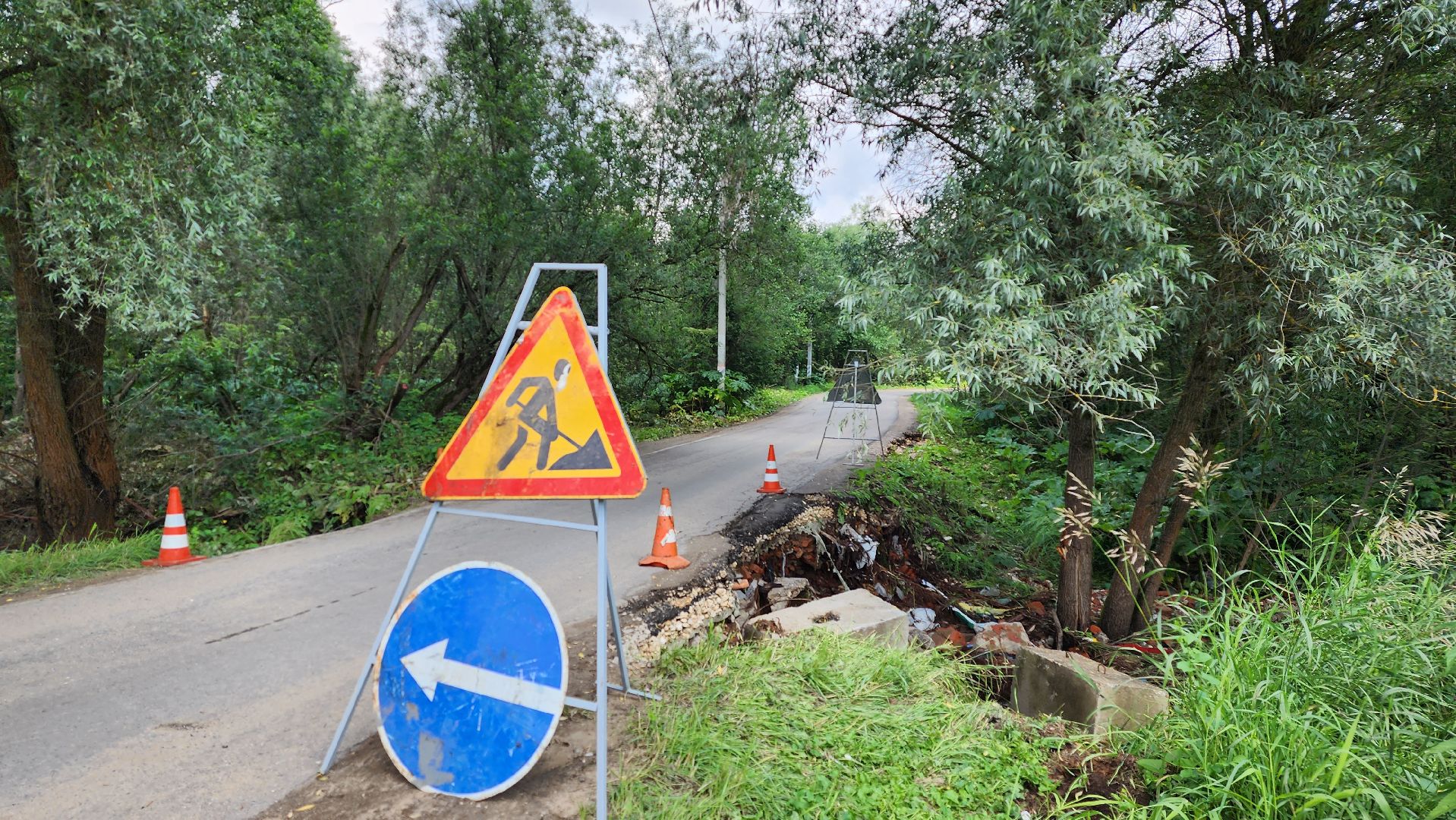 дороги, истра, ликвидация подтоплений,