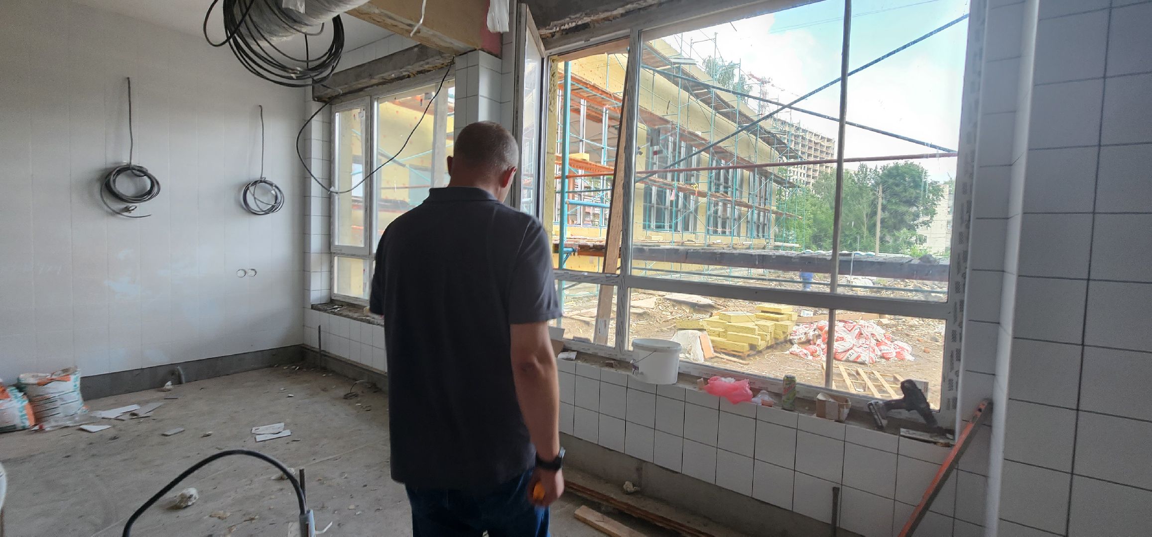 долгопрудный, 7 школа, бригантина, капремонт, пристройка 1500 мест,