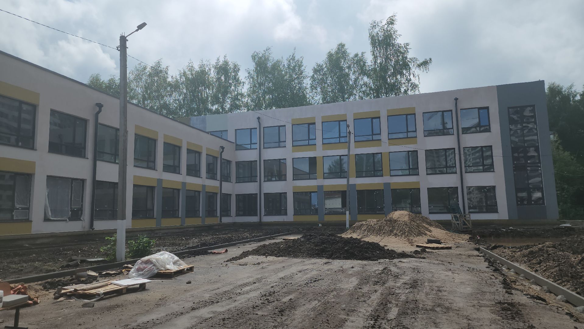 долгопрудный, 7 школа, бригантина, капремонт, пристройка 1500 мест,