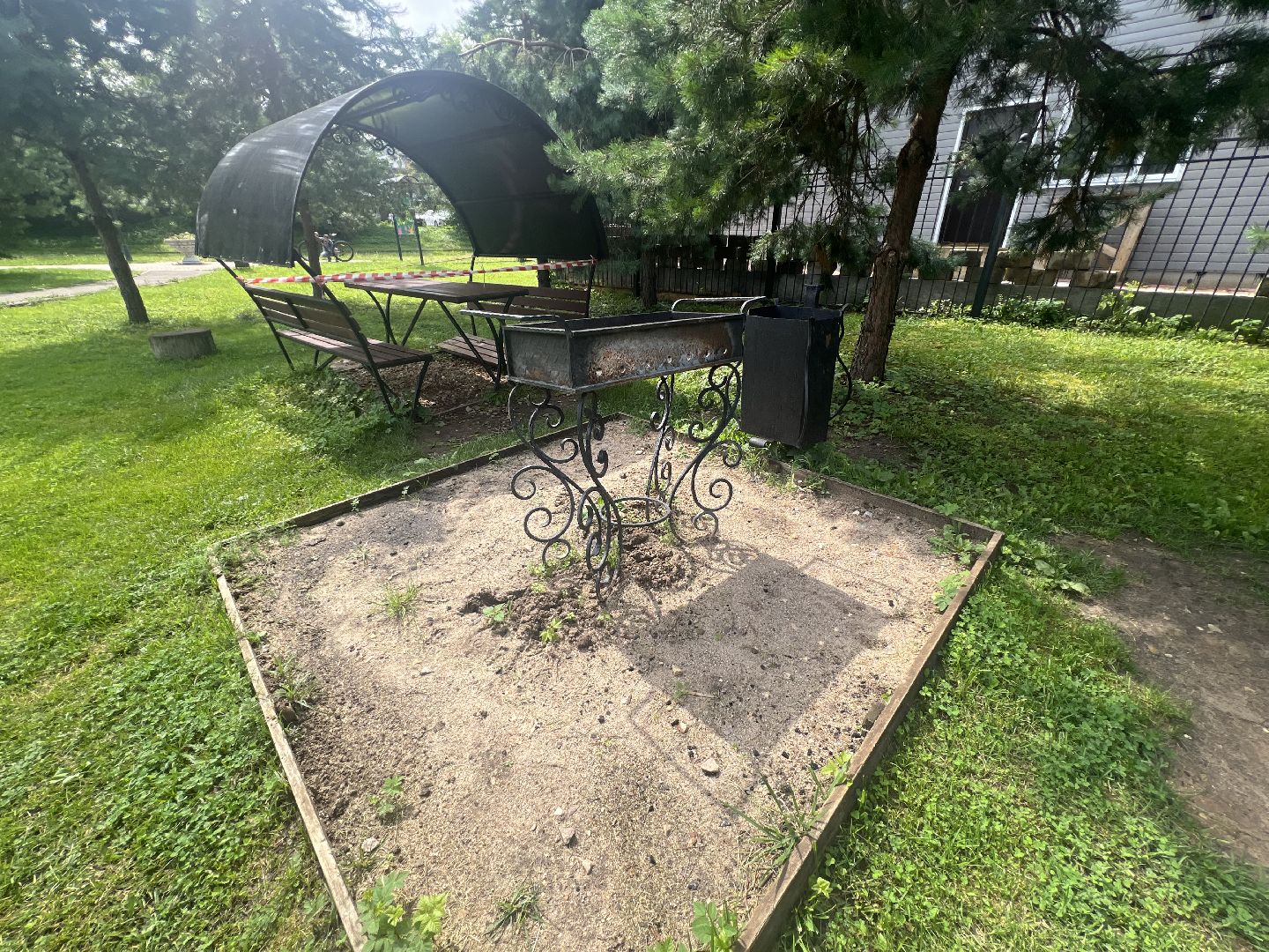 Парк вербилки , талдомский городской округ, мангальная зона,