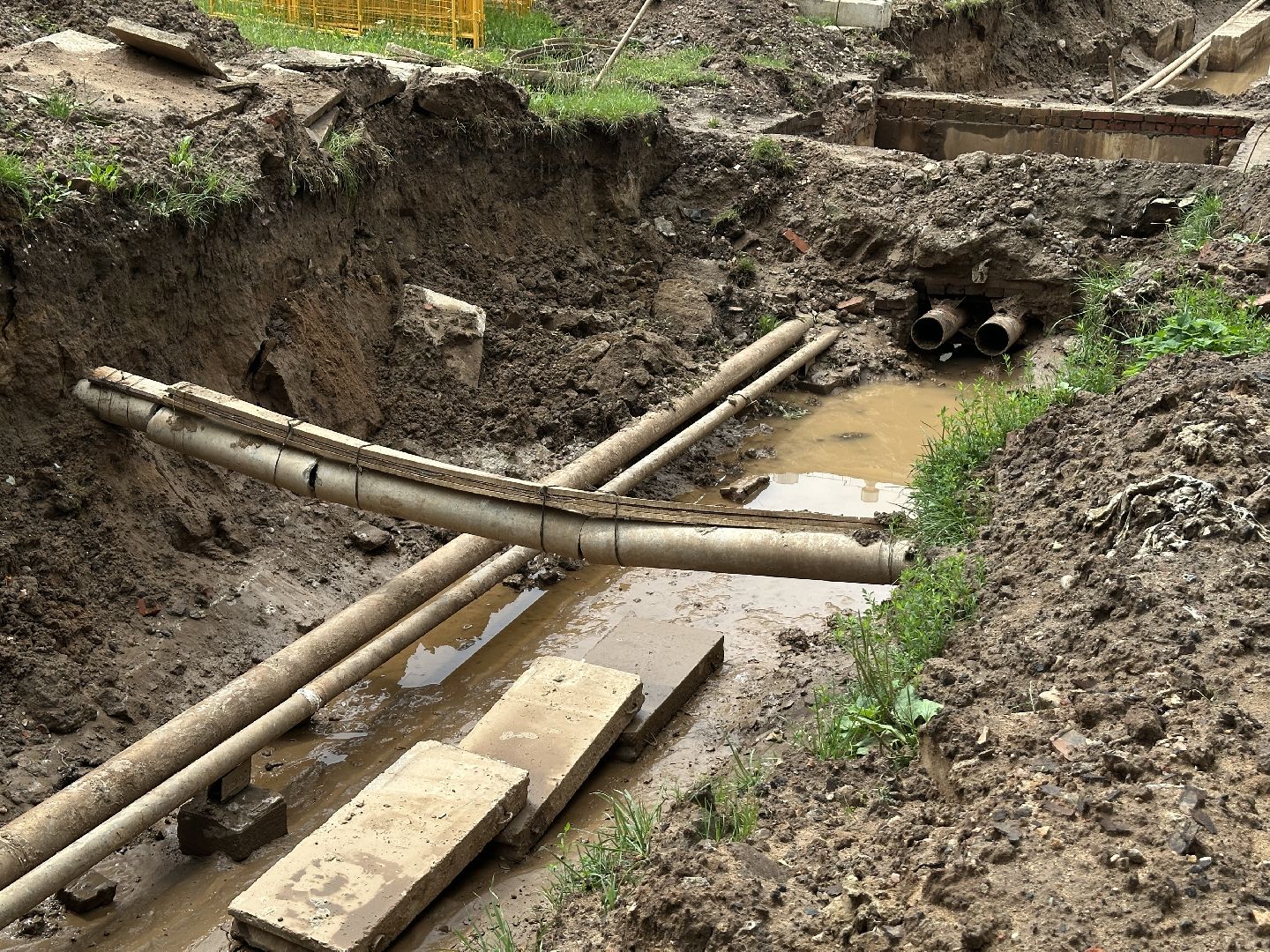 пушкинский городской округ, поселок зеленый городок, замена сетей, жкх,