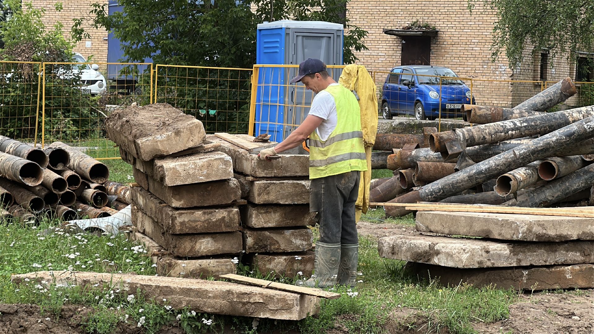 пушкинский городской округ, поселок зеленый городок, замена сетей, жкх,