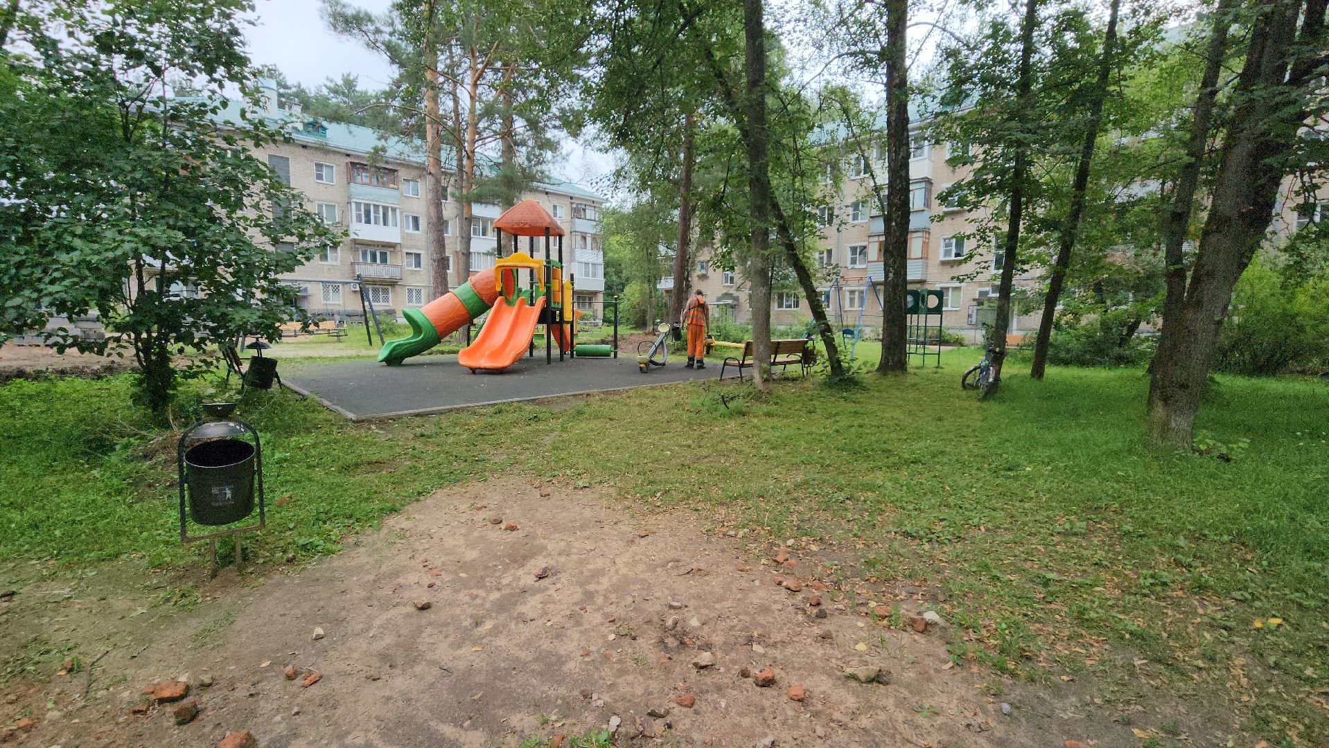 покос травы, провтвино, комбинат благоустройства,