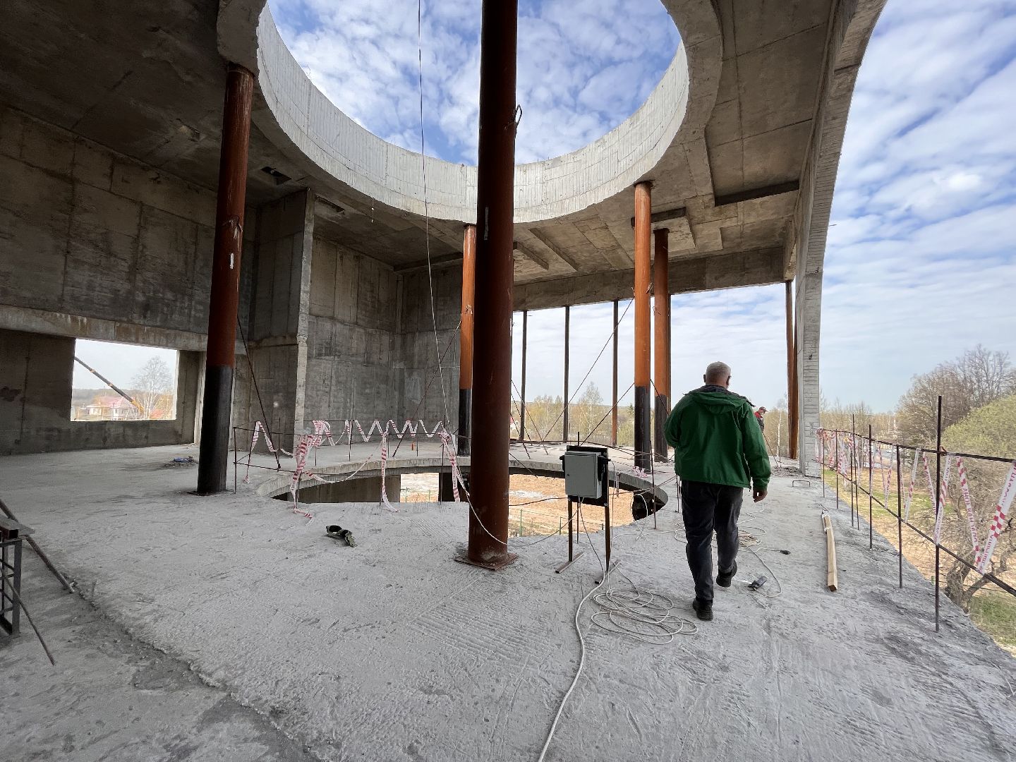 Шаховская, строительство, дворец торжеств