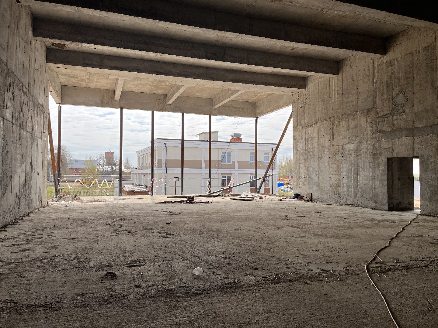 Шаховская, строительство, дворец торжеств