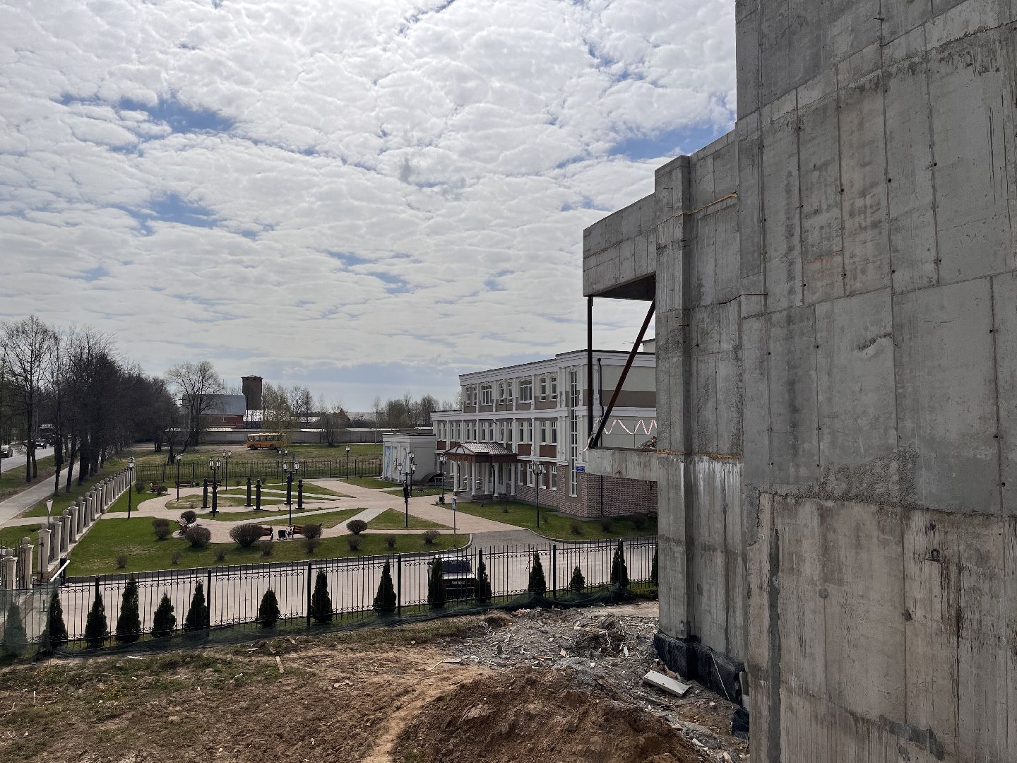 Шаховская, строительство, дворец торжеств