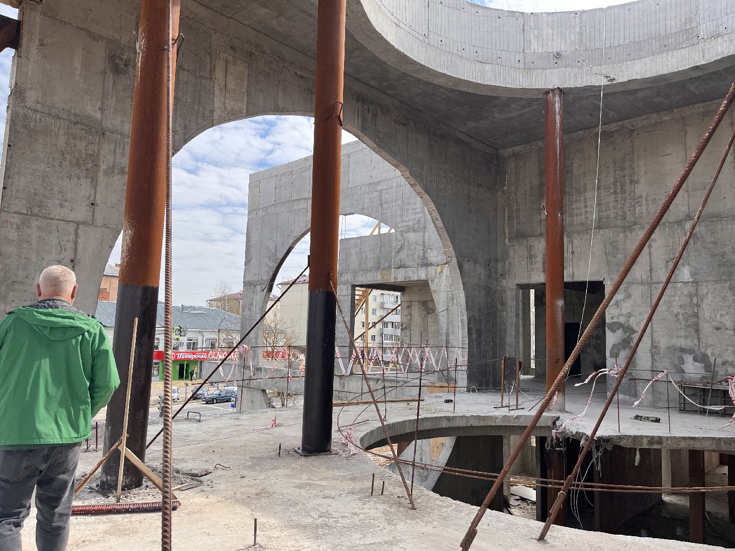 Шаховская, строительство, дворец торжеств