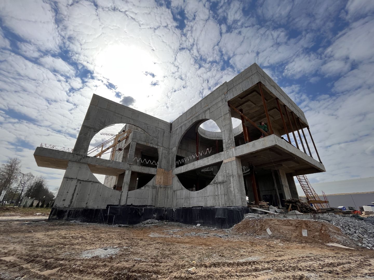 Шаховская, строительство, дворец торжеств