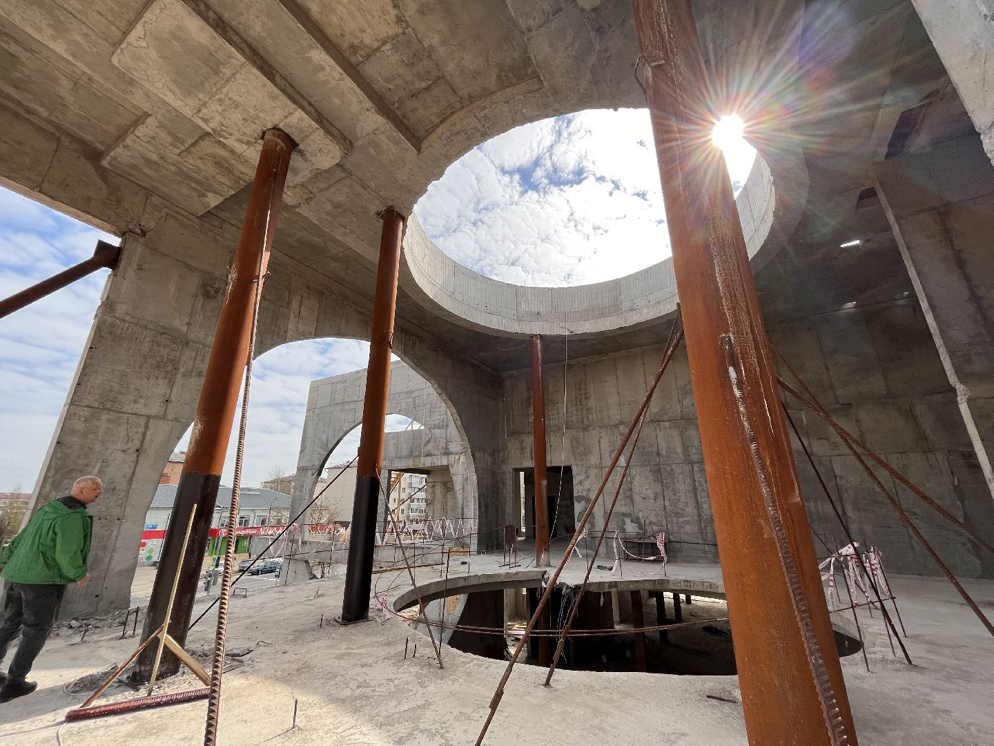 Шаховская, строительство, дворец торжеств