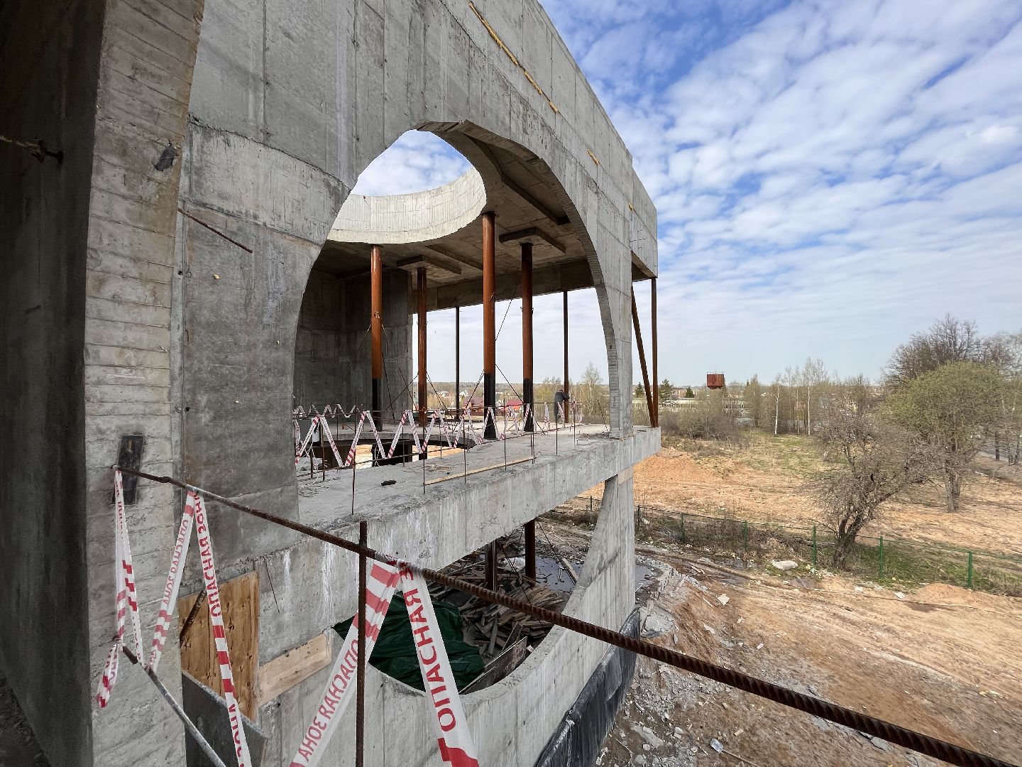 Шаховская, строительство, дворец торжеств