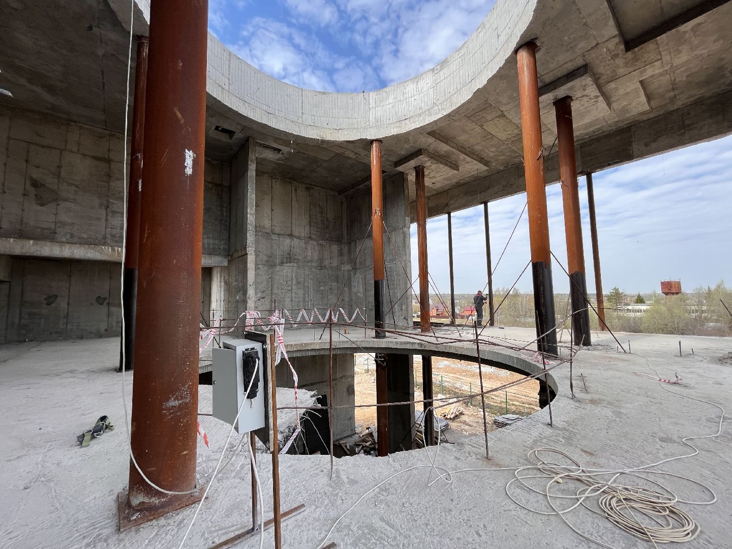 Шаховская, строительство, дворец торжеств