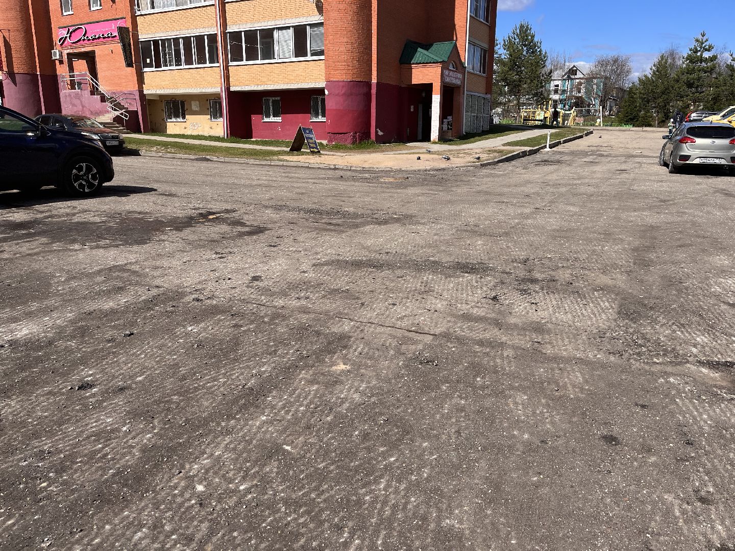 Шаховская, дороги, укладка асфальта