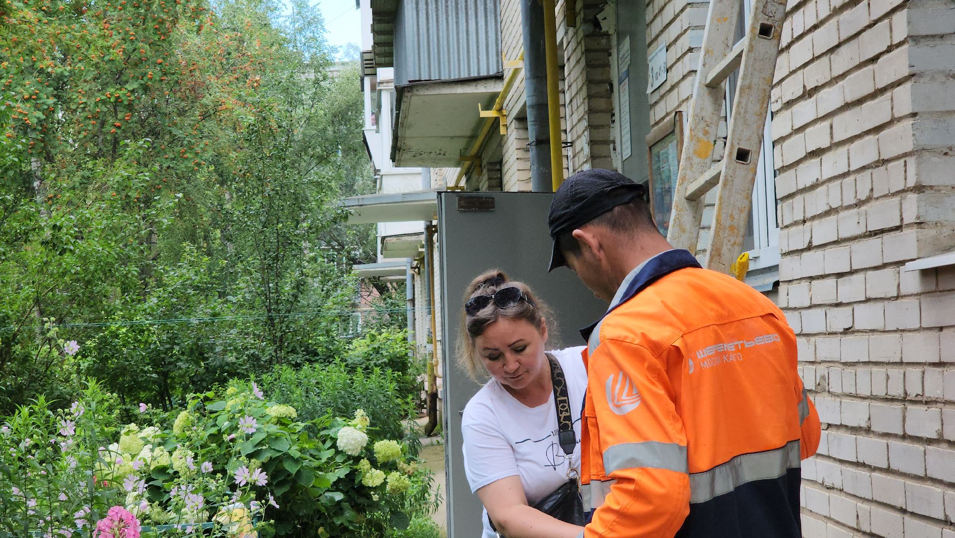 покраска газовых труб, Лобня,