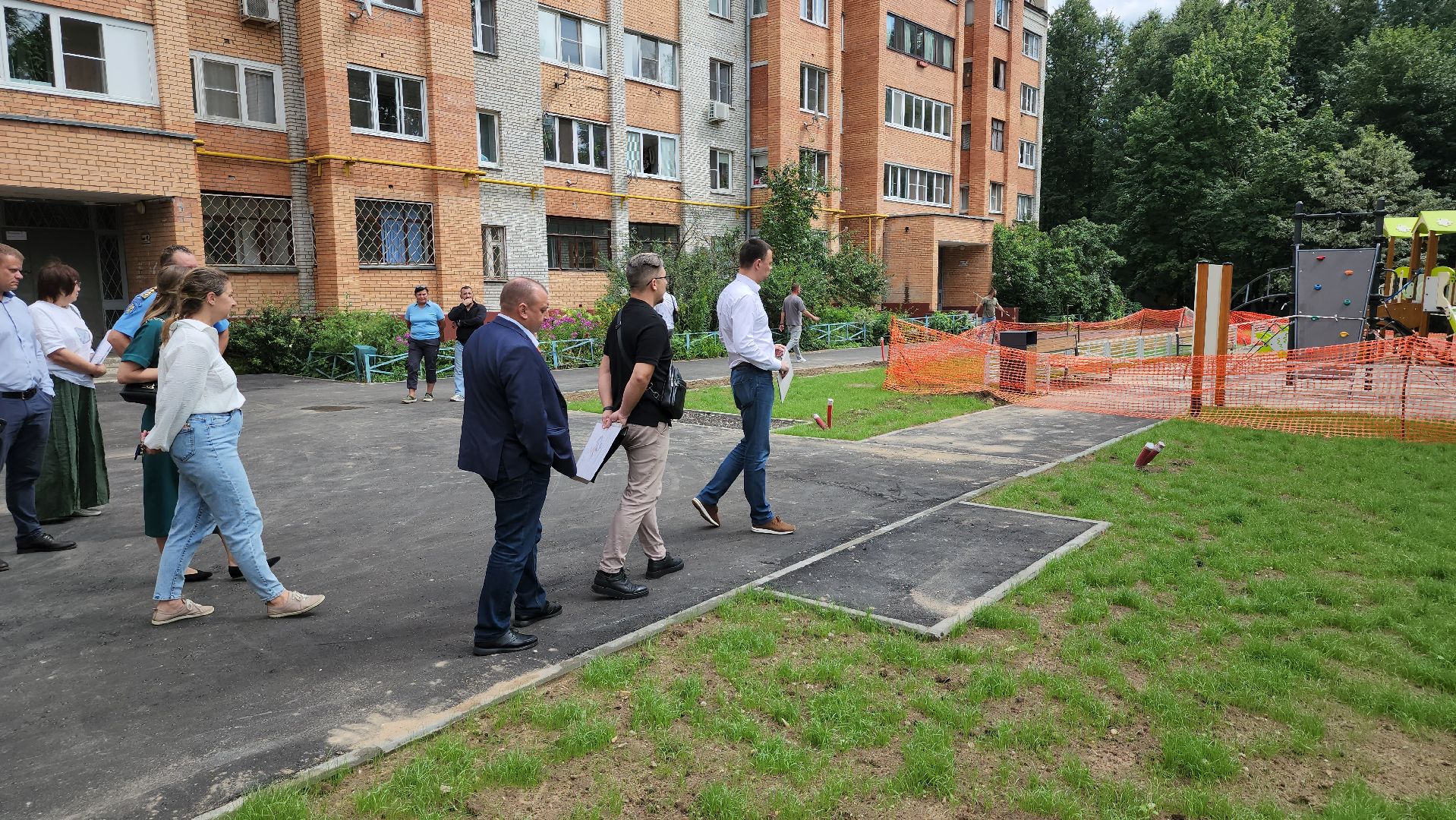 щёлково, благоустройство двора, новая площадка,