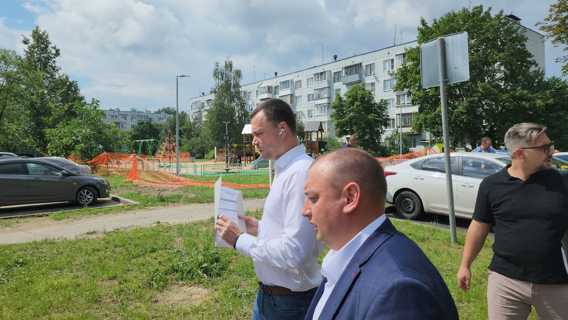 щёлково, благоустройство дворов, новая детская площадка,