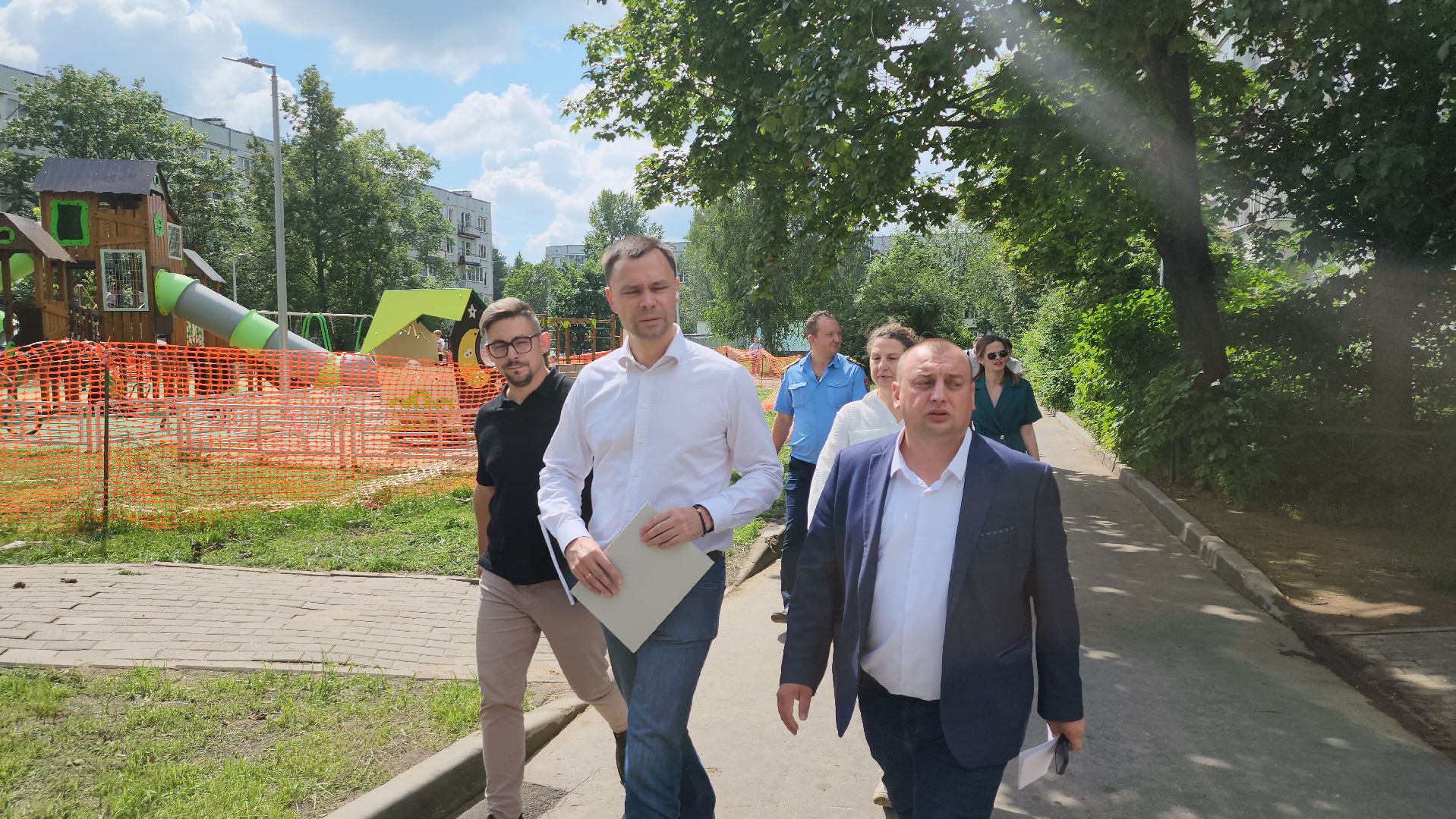 щёлково, благоустройство дворов, новая детская площадка,