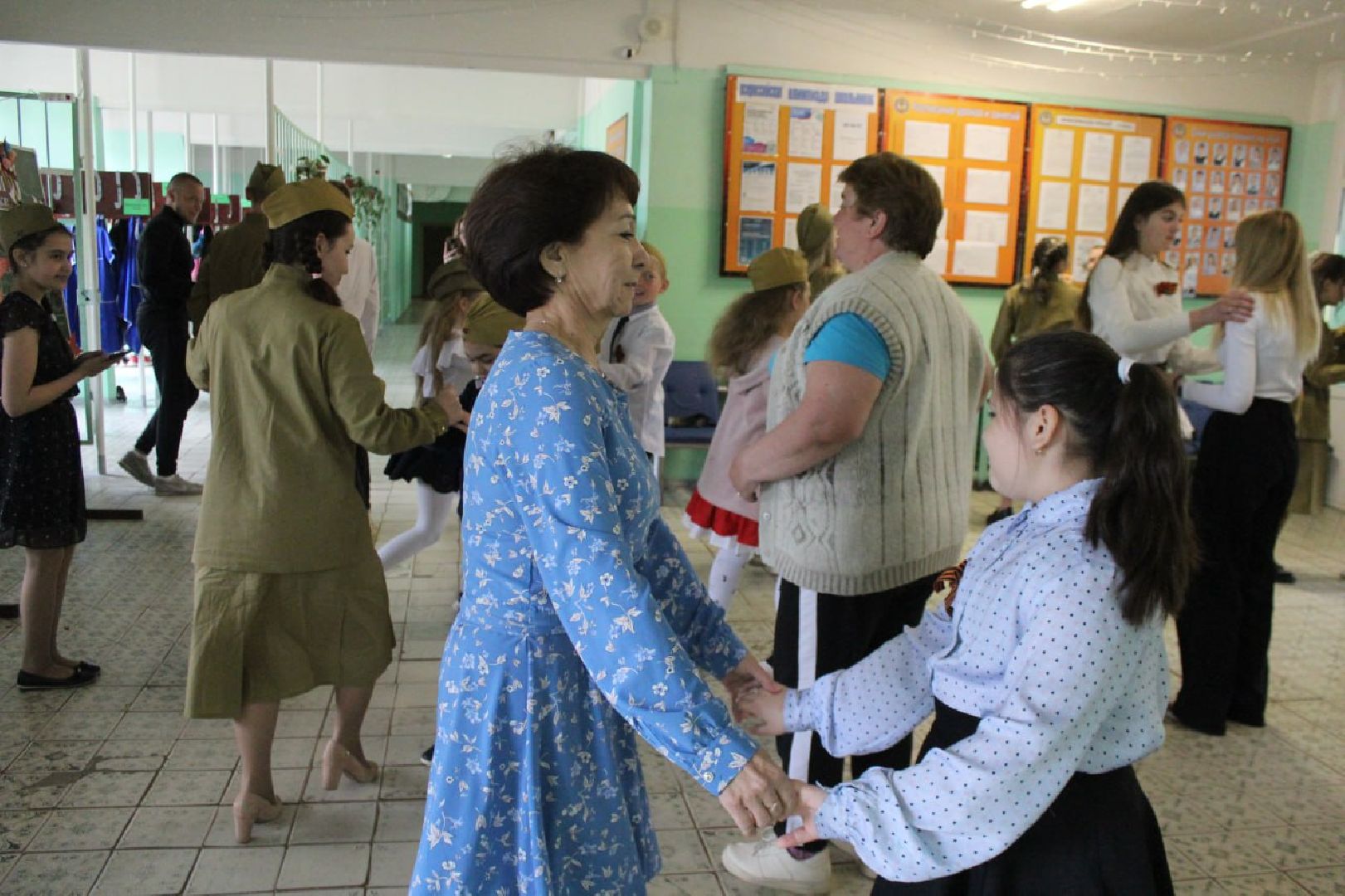 Шатура, Коробово, Лицей, реконструкция Дня Победы