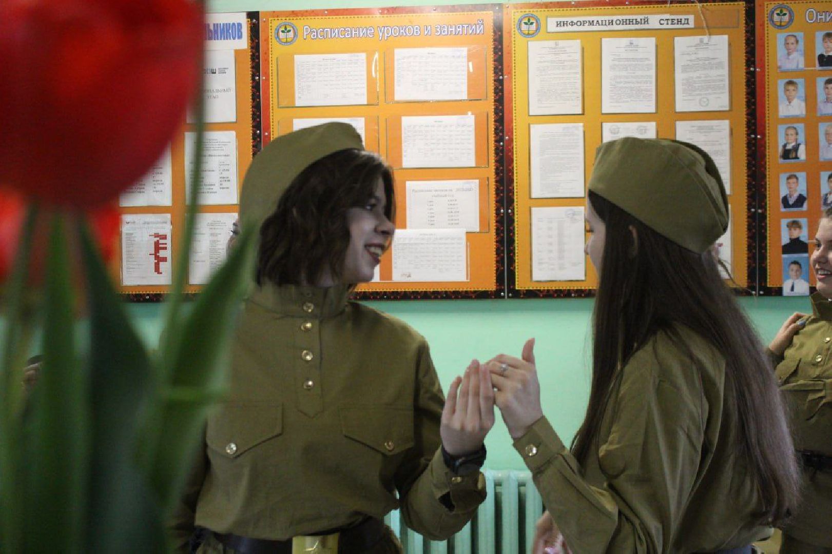 Шатура, Коробово, Лицей, реконструкция Дня Победы