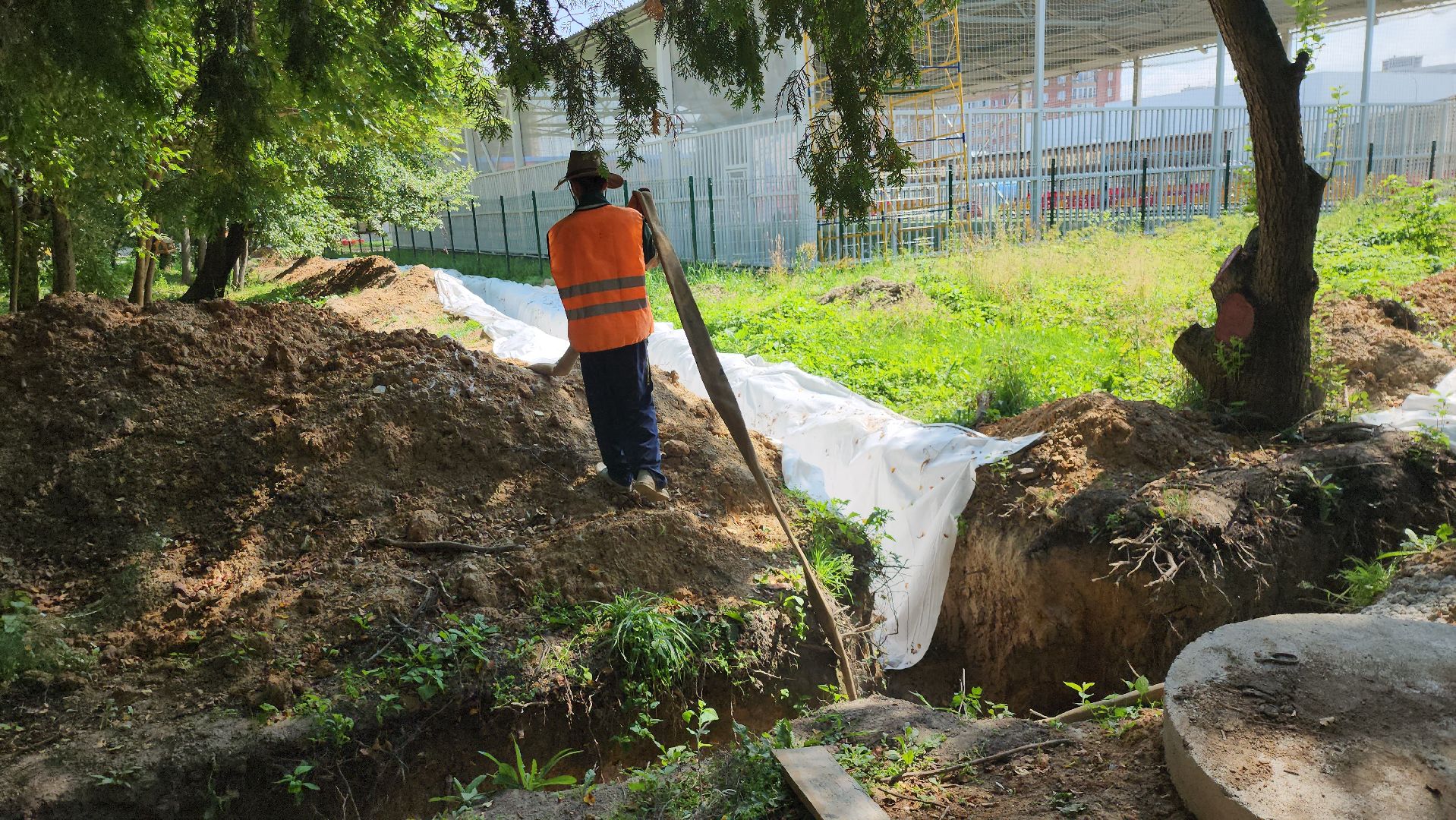 серпухов, подмосковье, реконструкция парка, парк питомник,