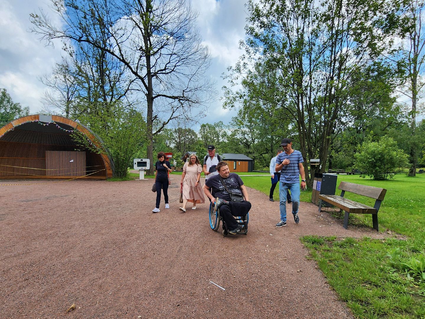 фрязино, лесопарк, комфортная городская среда, люди с овз, рейд,