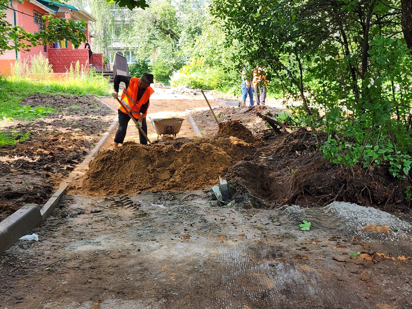пушкинский городской округ, красноармейск, благоустройство дворов, Благоустройство ,