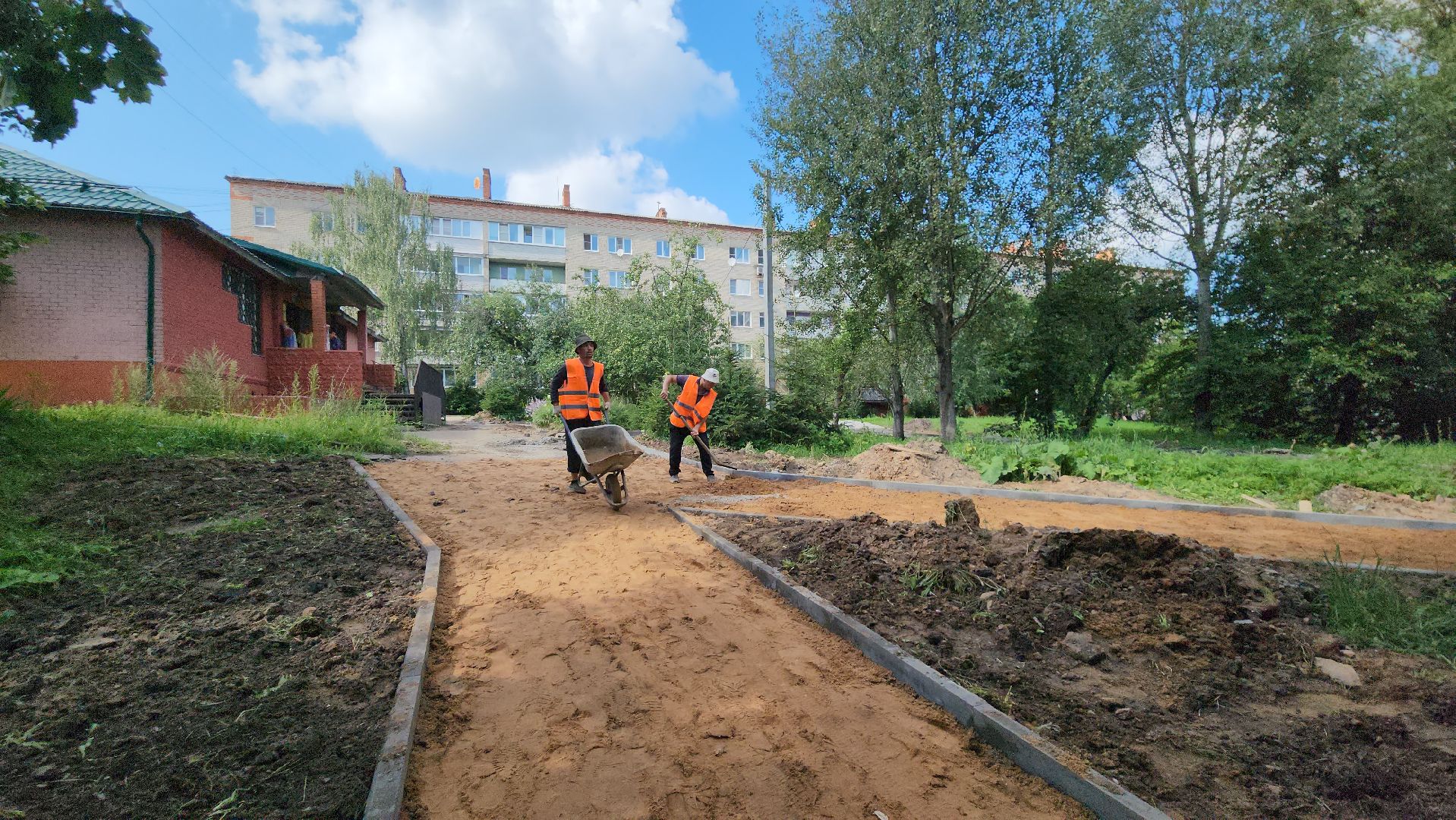 пушкинский городской округ, красноармейск, благоустройство дворов, Благоустройство ,