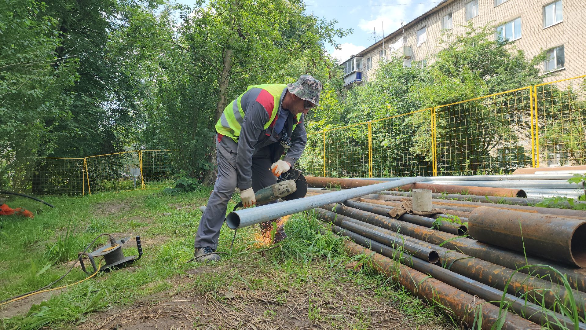 Руза , Тучково, Жкх, Замена труб,