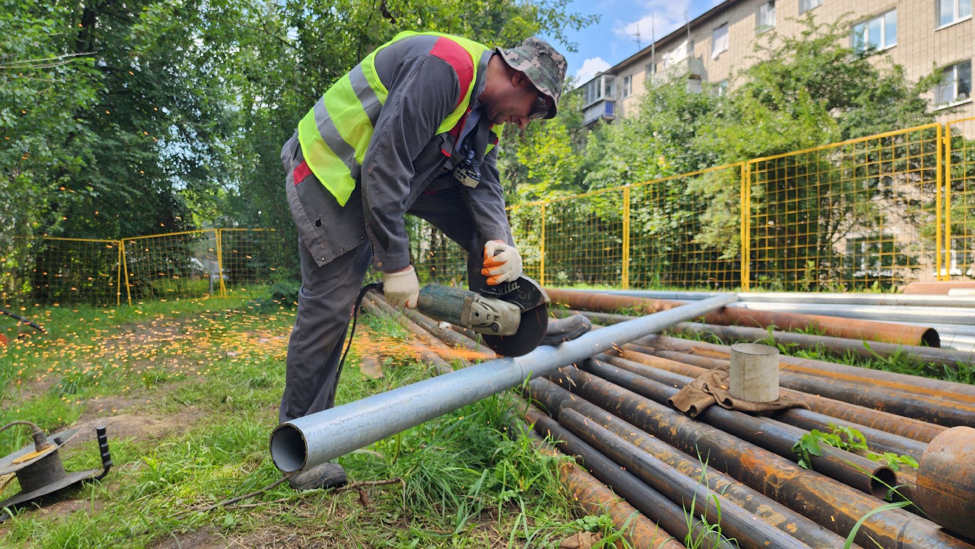 Руза , Тучково, Жкх, Замена труб,