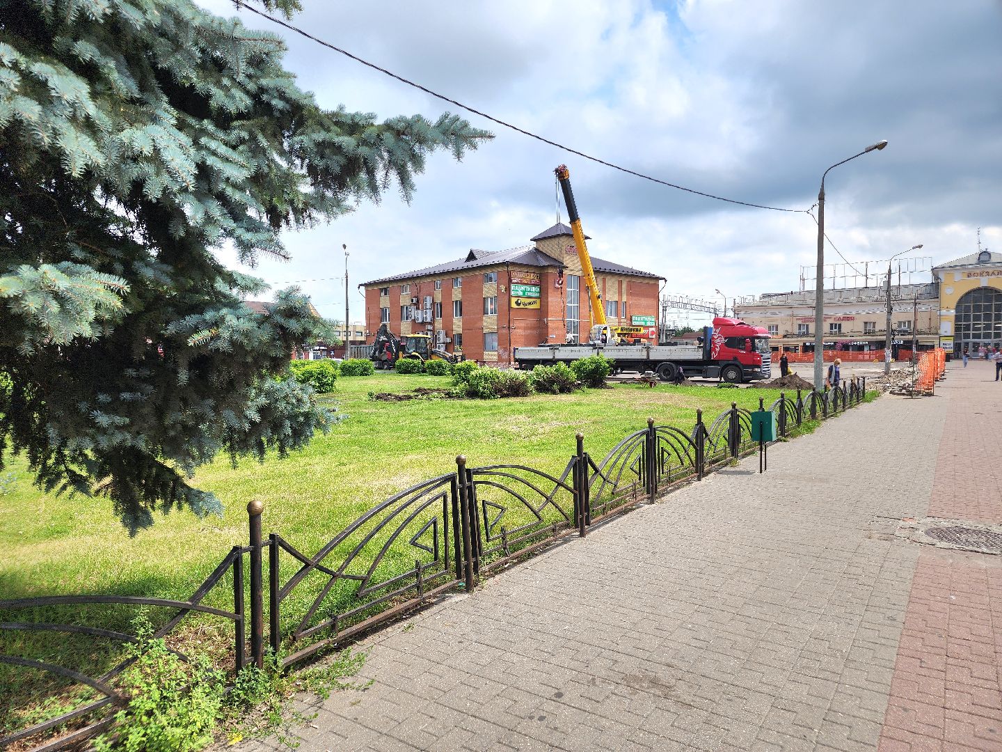 ремонт привокзальной площади , орехово-зуево,