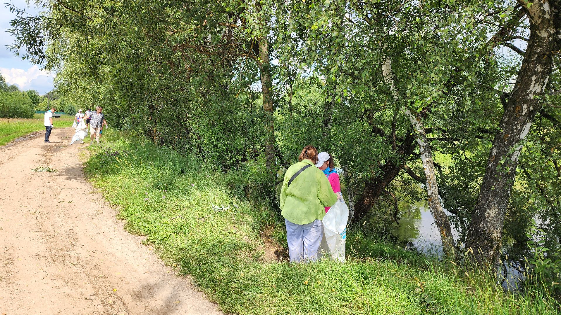 истра, вода россии, очистка берега,