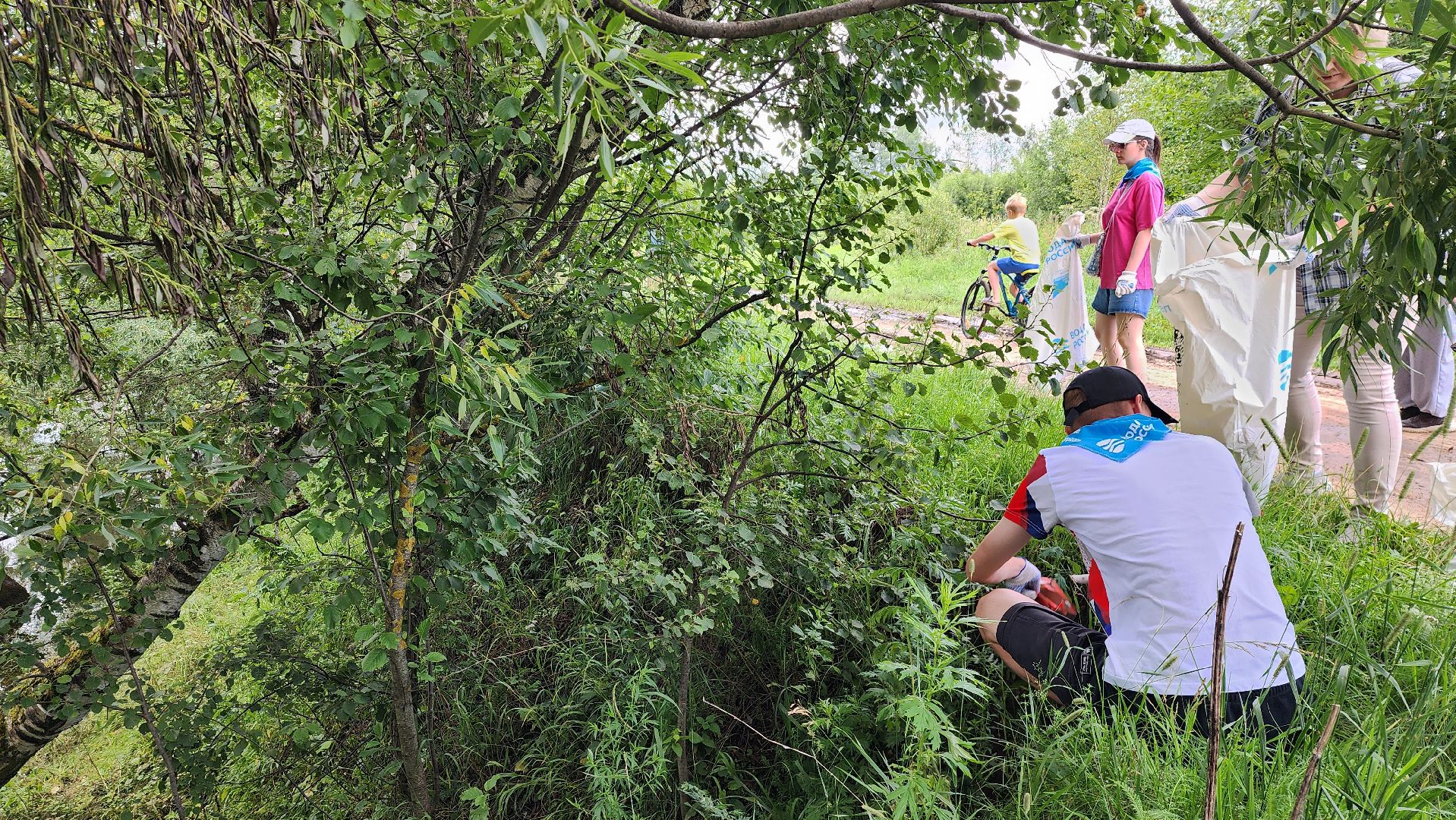 истра, вода россии, очистка берега,