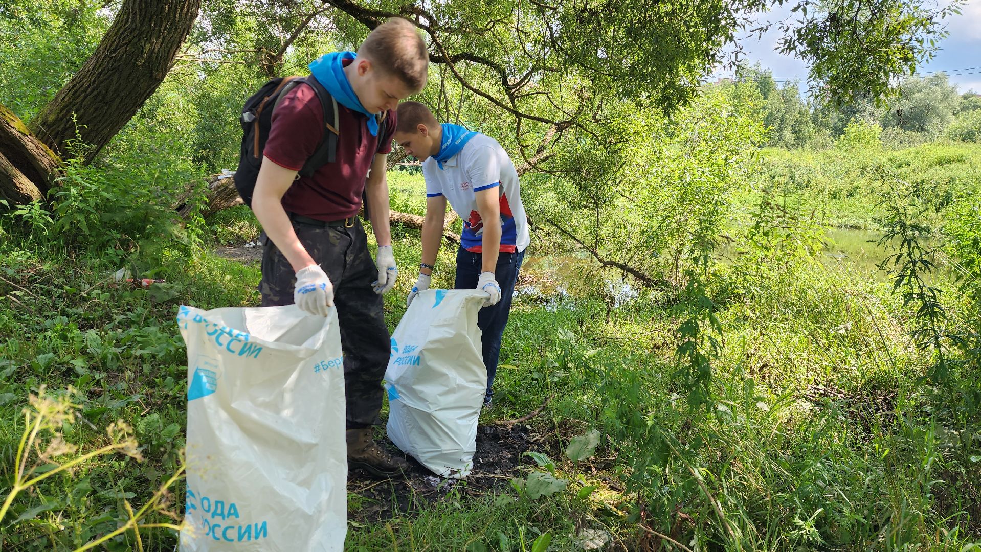 истра, вода россии, очистка берега,