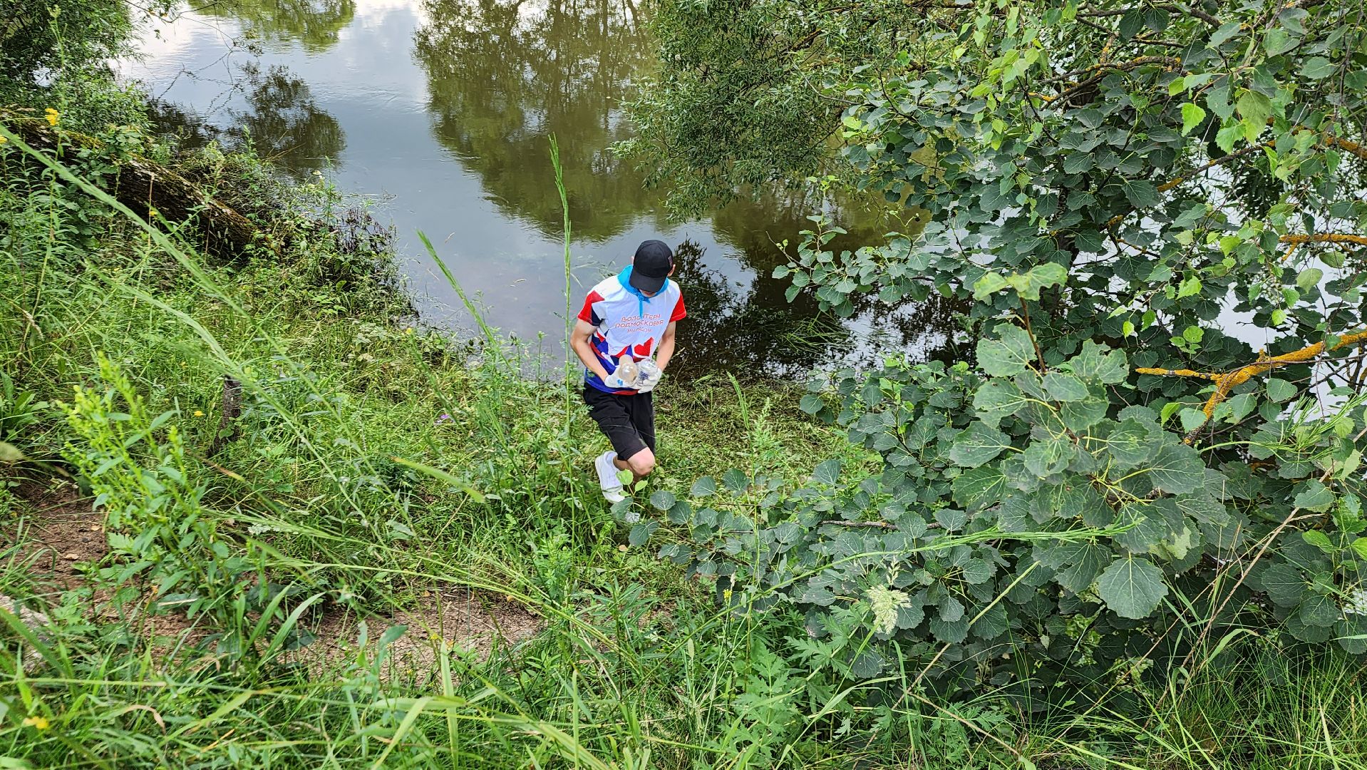 истра, вода россии, очистка берега,