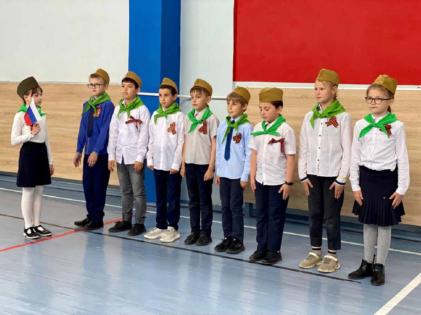 Шатура, Коробово, Лицей, строевая подготовка.