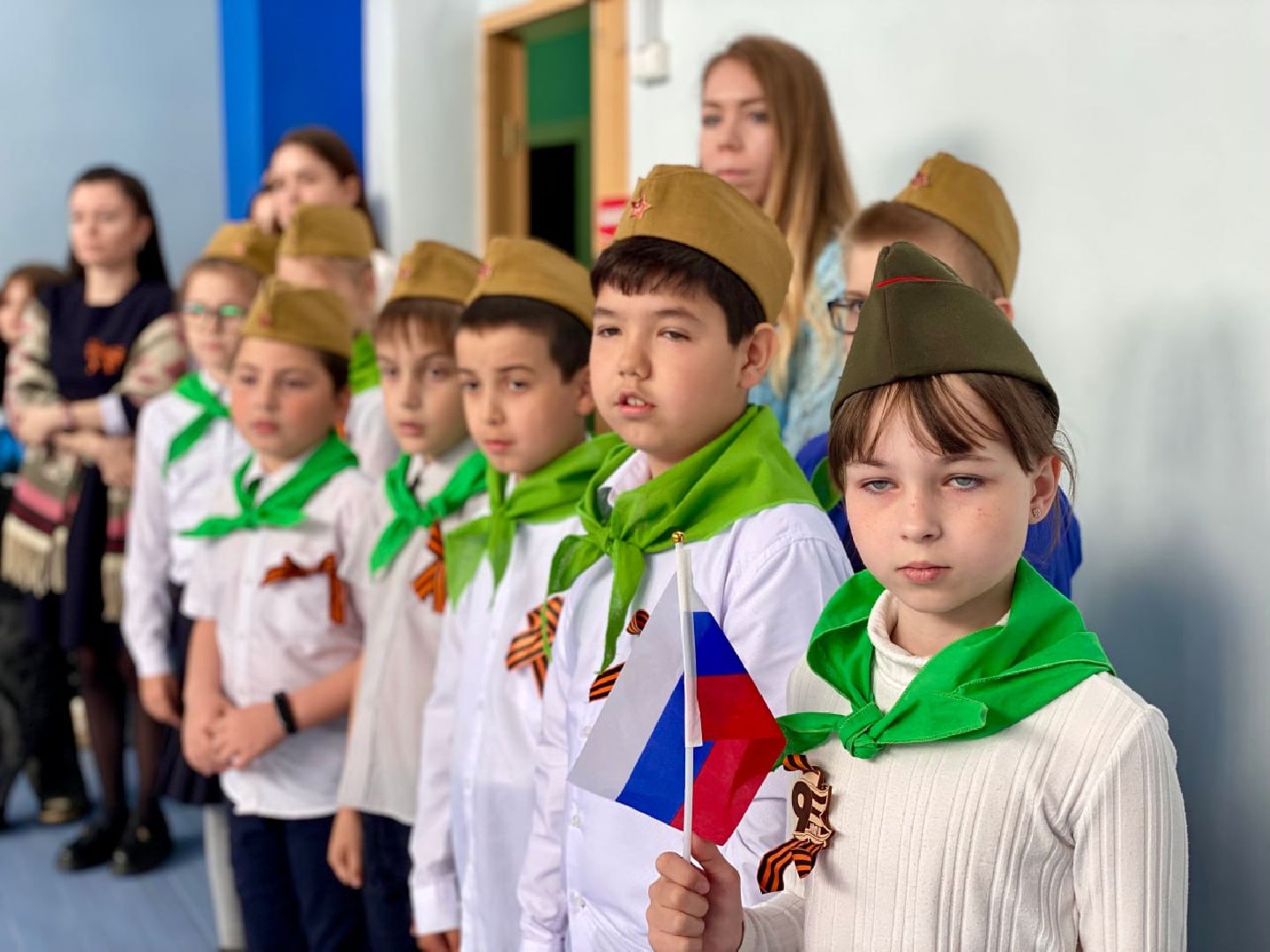 Шатура, Коробово, Лицей, строевая подготовка.