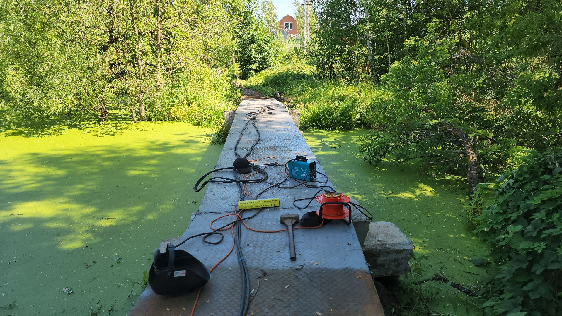 луховицы, пешеходный мост, благоустройство,