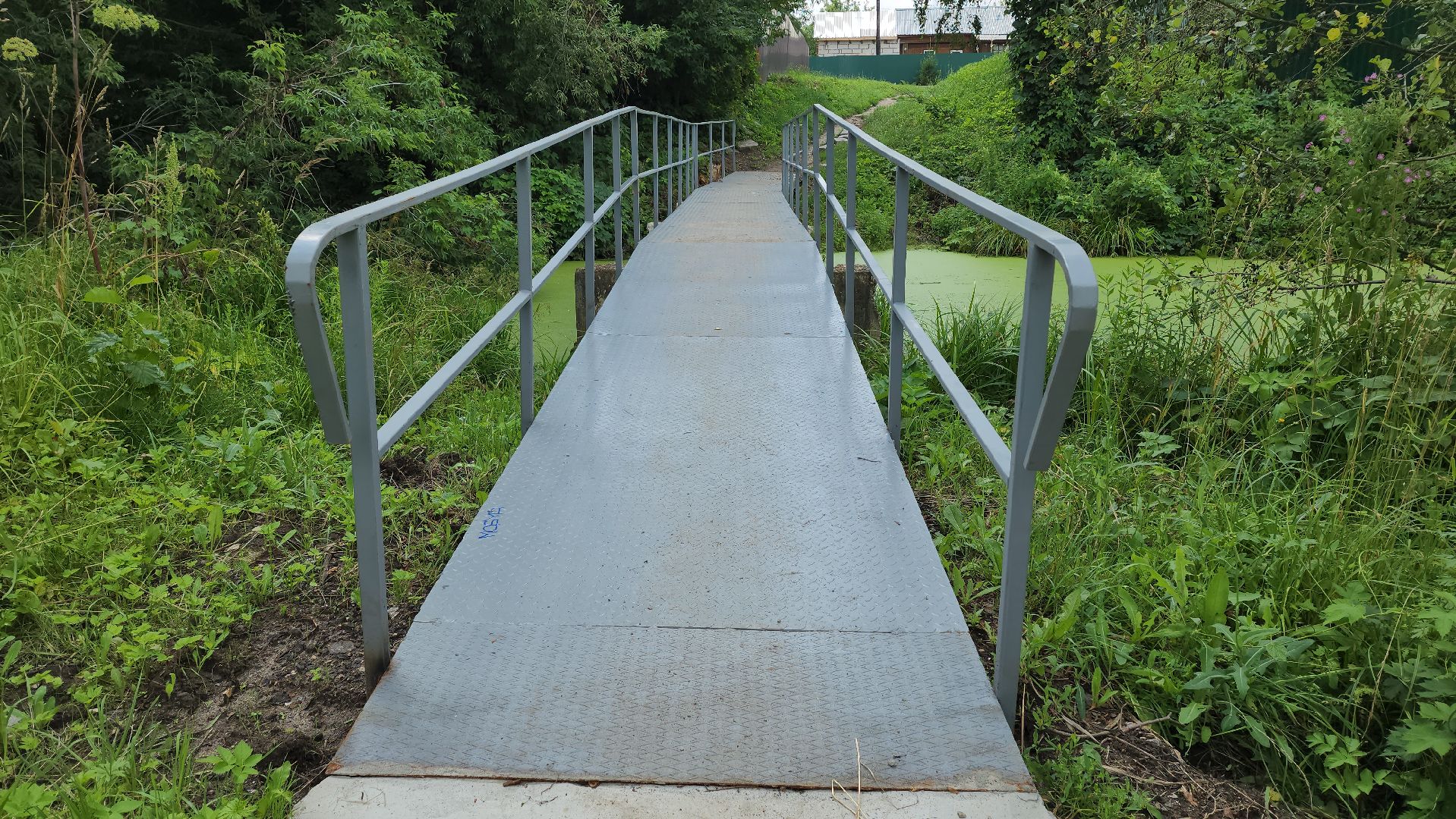 луховицы, пешеходный мост, благоустройство,