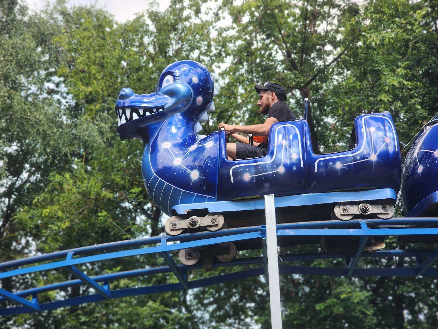 королёв, центральный городской парк , аттракционы,