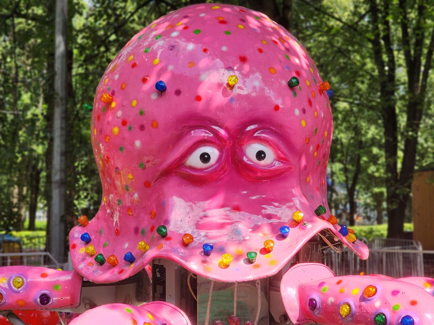 королёв, центральный городской парк , аттракционы,