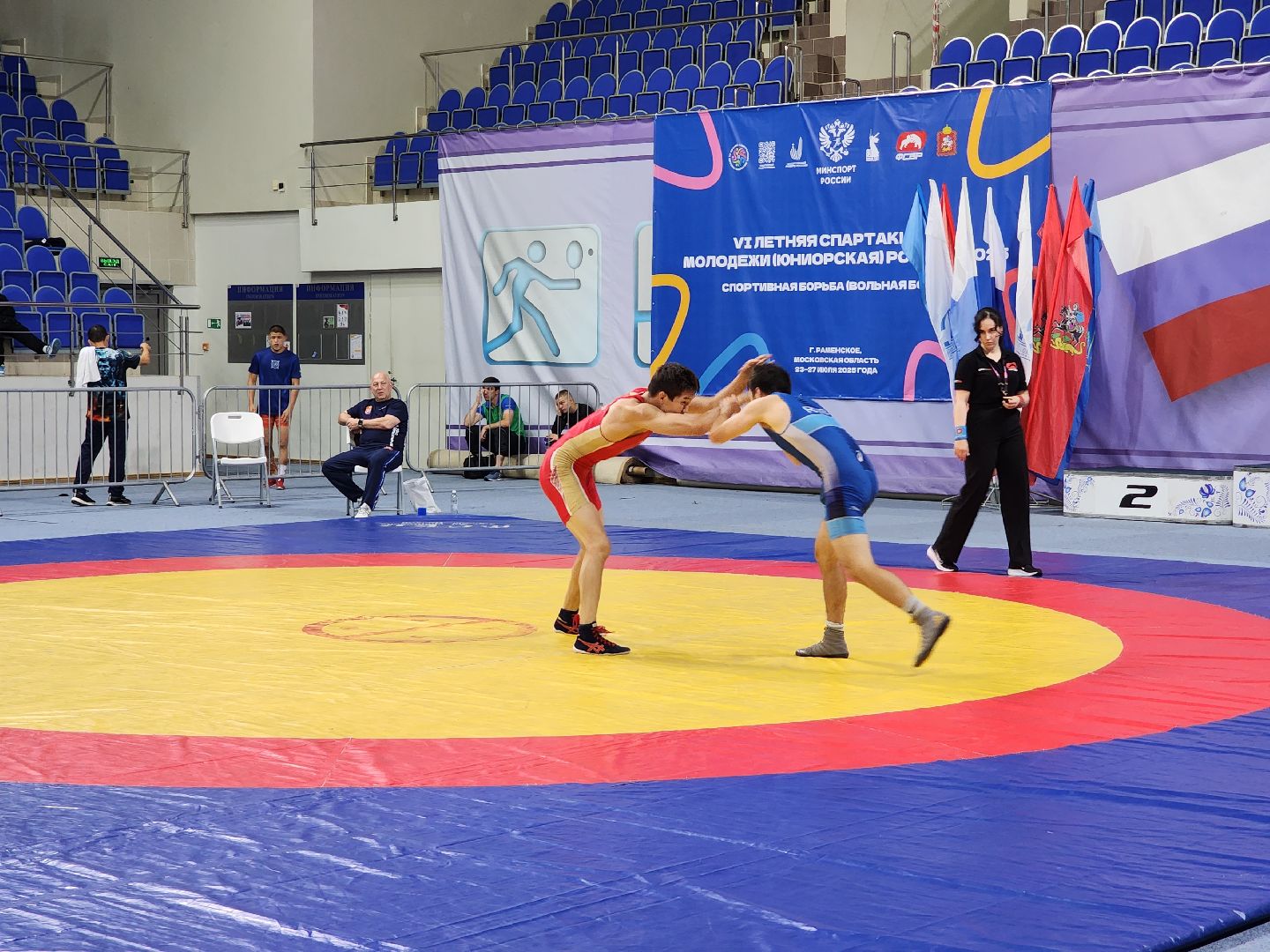 раменское, спорт, летняя спартакиада молодежи россии 2025, соревнования по вольной борьбе в спорткомплексе борисоглебский,
