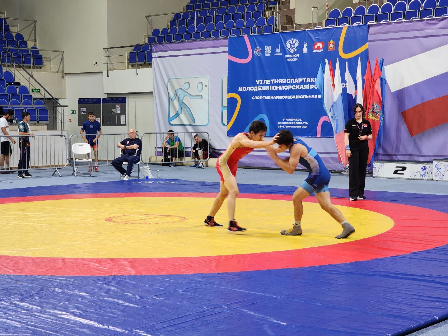 раменское, спорт, летняя спартакиада молодежи россии 2025, соревнования по вольной борьбе в спорткомплексе борисоглебский,