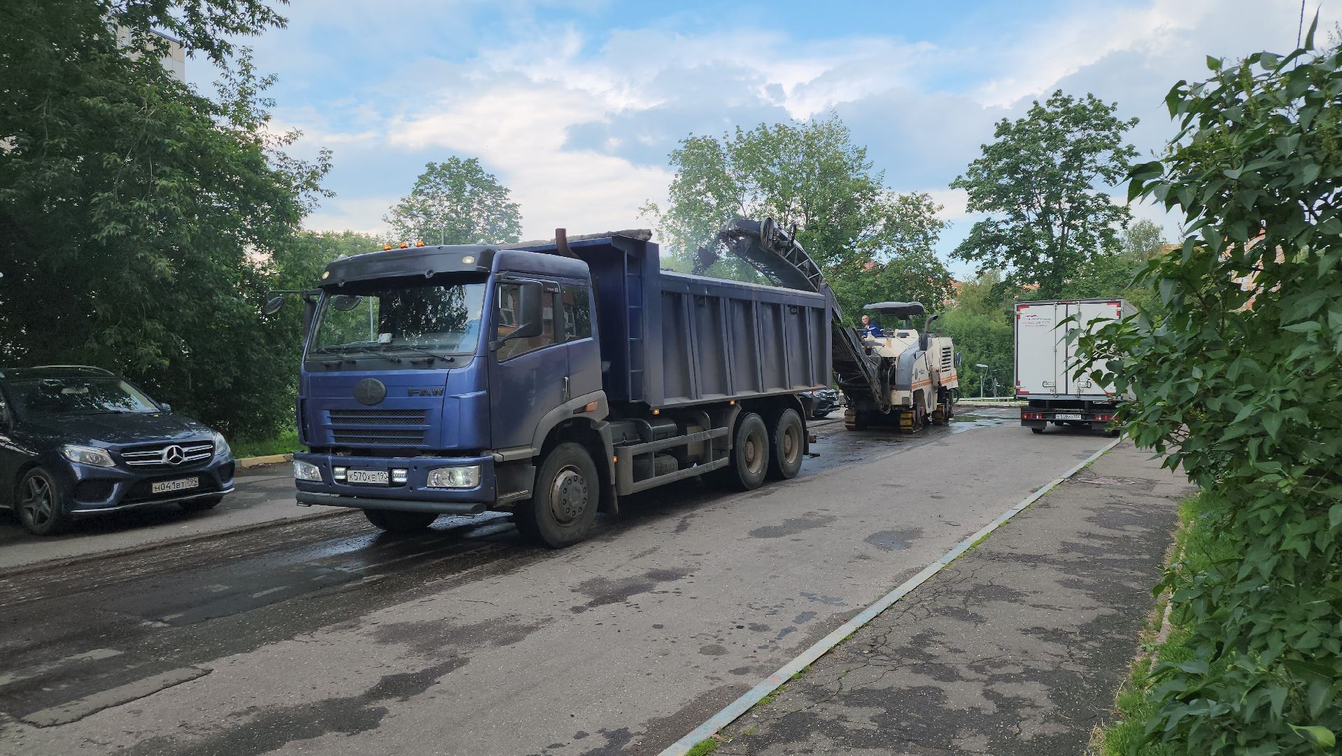 щёлково, ямочный ремонт дорог, новый асфальт,