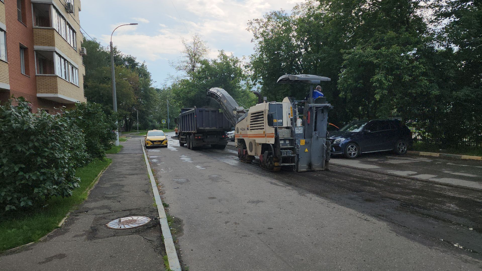 щёлково, ямочный ремонт дорог, новый асфальт,