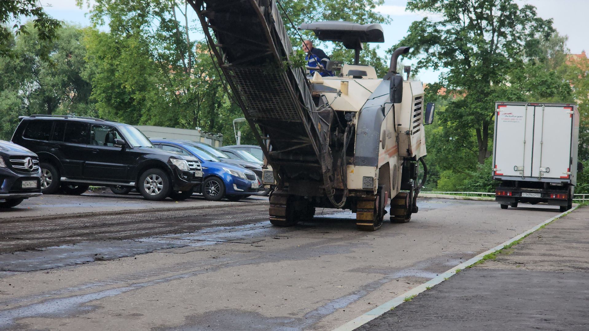 щёлково, ямочный ремонт дорог, новый асфальт,