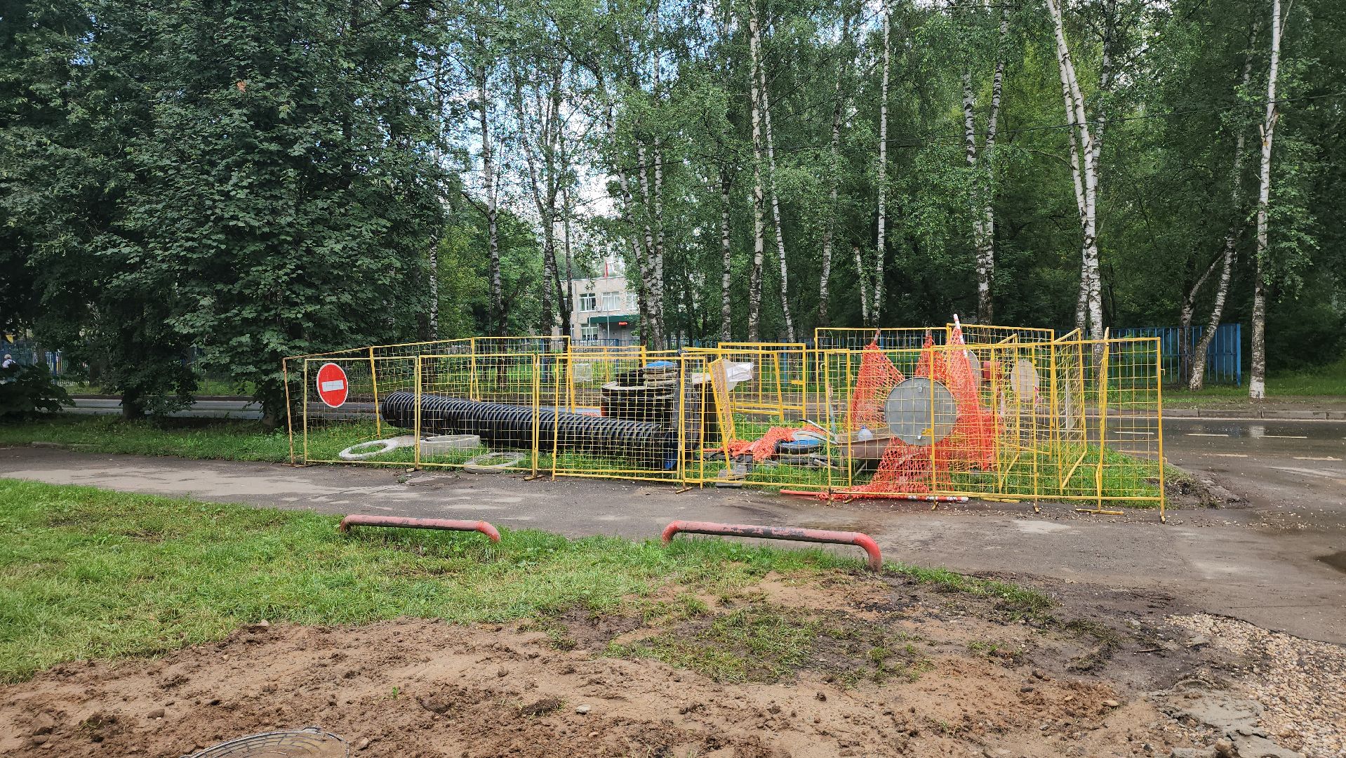 ливневая канализация, щёлково,  Установка ливневки,