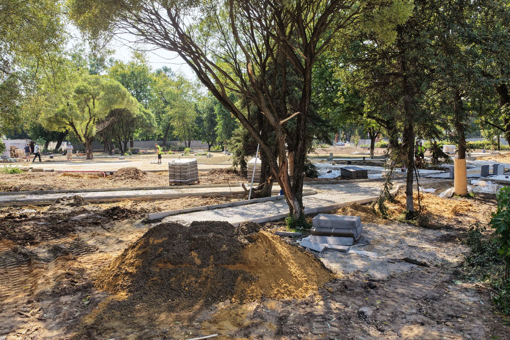 видео с коптера, сквер пушкина, благоустройство подольск,