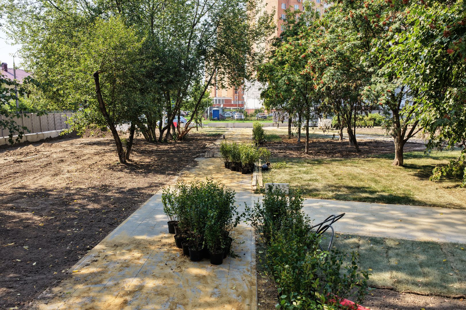 видео с коптера, сквер пушкина, благоустройство подольск,