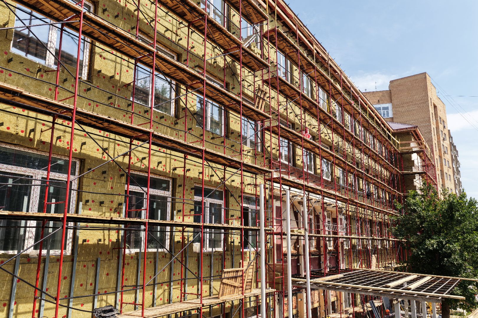 видео с коптера, школа 6 подольск, капремонт школы 6 подольск,